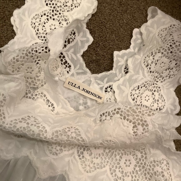Ulla Johnson White Lace Cotton Blouse - Picture 4 of 11